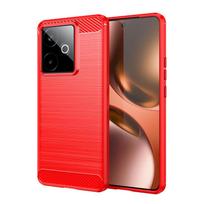 For Realme GT 7 dėklas For Realme GT 7 Pro 6T 6 5 7T dangtelis Atsparus smūgiams minkštas silikoninis apsauginis buferis For Realme GT Neo 6 5 7 Pro Realme GT3 raudona