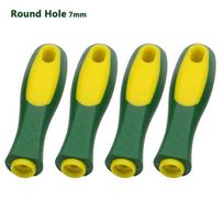 File Handle Rubber Round Hole Tools Wood Rasp 4-1/3 Inch 4pcs Round Hole
