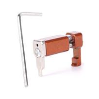 Guitar Bridge Intonation Tool Equipment Simple to Use Guitar Tremolo Bridge Adjuster for Electric Guitar Tremolo Bridge 1 brown