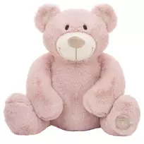 Plush toy - 13974  - TEDDY BEAR - JACOB - PINK - size 25 cm