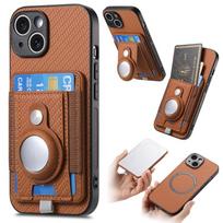 Dėklas iPhone 16 15 14 Plus 13 Mini 12 11 Pro Max Magsafe Dėklas Telefonui Su AirTag Apsauga Kortelių Laikiklis Piniginė Magnetinis Adsorbcijos For iPhone 15