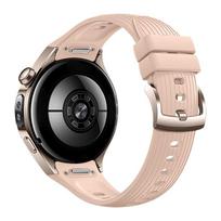 Silikoninis dirželis Huawei išmaniajam laikrodžiui 5 46mm Oficialus Originalus Pakeičiamas Dirželis Huawei Watch 5 42mm Vyrams Moterims Dirželio Aksesuarai Huawei Watch 5 42mm abrikosas