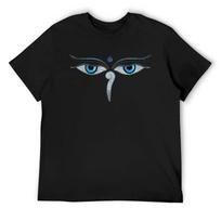 Wisdom Eyes of Buddha T-Shirt graphic shirts Anime t-shirt vintage mens clothing L juoda