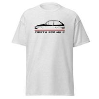 Premium T-Shirt For Ford Fiesta XR2 Mk II 1983-1989 Car Fans Birthday Gift Tee M white