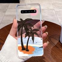 Casing For Samsung Galaxy S10 5G 6.7  SM-G977U G977N G977B Case Aesthetic Fashion Cute Cat Transparent Soft Silicone Back Cover Galaxy S10 5G gray