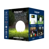 Beper Sfera saulės energijos LED sodo šviestuvas, RGB, Ø25 cm