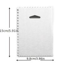 Stainless Steel Multi-Tooth Cake Comb and Smoother Tool