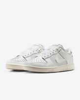 IB7311-001 Nike  Dunk Low Next Nature Metallic Platinum (Women's) 7W white