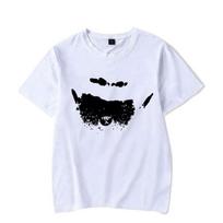 Ken Carson Actual Hate Teen X Marškinėliai Unisex Vyrai Moterys Opium Prekės Mada Didelis Dydis Viršutinė dalis Trumpomis Rankovėmis Raidžių Spausdinimo Marškinėliai 4XL balta