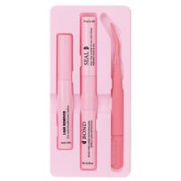 Gentle Lash Extension Kit Long-lasting Lash Glue Remover Set  Lash Application Pink Set-Upgrade white