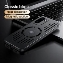 For OnePlus Ace 6 Metallic Paint Heat Dissipation Magnetic Case For 1+ Ace6 ACE6T 15R Wireless Charging Hard PC Cover Shell OnePlus 15R juoda