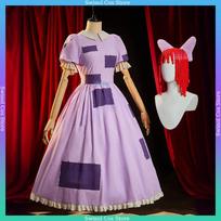 The Amazing Digital Circus Ragatha Cosplay Costume For Adult Women Short Sleeve Pomni Dress Halloween Carnival Party Clown Suit S red