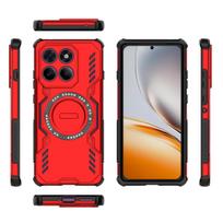Simple Magnetic Pc Case for Motorola G86 G67 G56 G15 G75 G85 G55 G35 G45 Edge 60 Pro 50 Fusion Comfortable Grip Practical Cover Motorola Moto G67 Power raudona