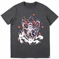 The Amazing Digital Circus Graphic T‑Shirt Cartoon Print Unisex Oversized Loose Short Sleeve Tee Soft Cotton Animation Fans Casual Streetwear Tops XL white