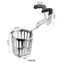 304 Stainless Steel Hot Pot Shabu-Shabu Funnel with Hook-Strainer 201 Special Price Dense Holes gray
