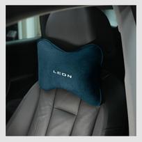 Suede galvos atramos automobilio kvėpuojanti atminties putų kaklo pagalvė Seat Leon Ibiza Ateca Arona Toledo Altea Alhambra interjero aksesuarams
