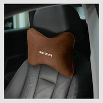Suede galvos atramos automobilio kvėpuojanti atminties putų kaklo pagalvė Seat Leon Ibiza Ateca Arona Toledo Altea Alhambra interjero aksesuarams