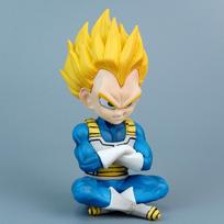10cm/3.93in Anime Dragon Ball Figure Vegeta Action Figures Pvc Statue Collection Model Toys Gifts yellow