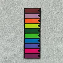 200pcs Self-adhesive Sticky Note Colorful PET Notepad Books Page Marker Label Index Sticker Bookmark Stationery Memo Pad