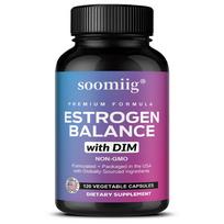 Soomiig DIM Estrogen Balance 150mg with Broccoli Extract, Calcium D-Glucarate & BioPerine Black Pepper, 120 Caps 120 Capsules