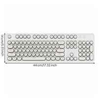 Lustrous Finish Metal Keycap Set with Numeric Keypad Keys Water Resistant