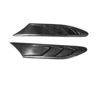 1 Set Real Carbon Fiber Fender Fin Vent Fit For Subaru Brz Toyota 86  2012-2019 black