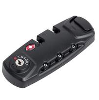 TSA007 Muitinės Užraktas Bagažo Kodinis Užraktas Luggage Code Lock black