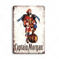 Vintažiniai Rumo Gėrimo Captain Morgan Skardos Ženklai Plakatai Sienų Dekoras Retro Metalinis Ženklas Havana Club Bacardi Kraken Plokštelė Baras Kitch 20x30cm（7.8x11.8inch） brown