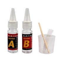 2Pcs Fishing Rod Adhesive Epoxy Resin AB Glues Clear Fishing Rod Repair Glues Fishing Rod Repair Accessories Easy to Use white
