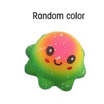 Kawaii Colorful Octopus Cure Stress Decompression Vent Girl Kids Toy Tpr Fidgeting Toy Stress Ball Party Game Birthday Present pink