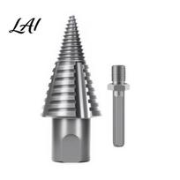 Precision Wood Splitting Tool Splitter Drill Bit Firewood Log with U-Shaped Anti-Slip Thread High Bit Carbon Steel Construction Multiple Shaft D