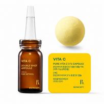 Boncept Vita C Freeze-Dried Double Shot Ampoule Kit 1 Kit yellow
