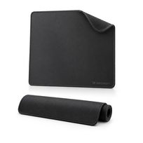 Wozinsky WPD-B350 žaidimų pelės kilimėlis 350x250 mm, atsparus vandeniui, juodas