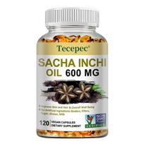 Sacha Inchi Oil 600mg Vegan Capsules, Herbal Dietary Supplement, 120 Capsules 120 Capsules