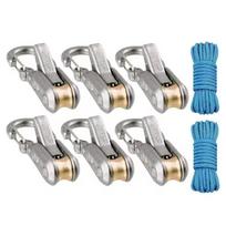 Retractable Rope Tightening Tool Heavy-Duty Rustproof Tie Down Tensioner for Outdoor Camping Boating Use B