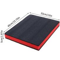 Cuttable Tool Box Foam Inserts High Density Polyethylene Sheets Customizable Toolbox Organizer for Workshop Garage 400×330×50MM