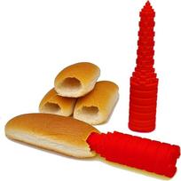 New Grilling Hotdogger BBQ Bread Tool Leakproof Hotdogs Drill a Hole Hot Dog Bun Driller Sausages Kitchen Gadgets