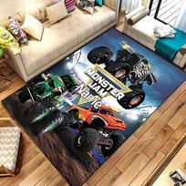 Custom personalization Monster Jam Area Rug - Perfect For Kitchen, Bathroom,Laundry Room Decor Large Size Available,Gift All Seasons 60cmx90cm