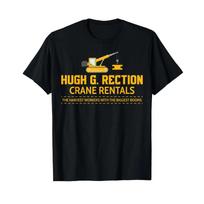 Hugh G Rection Funny Adult Humor Pun Innuendo Joke Gag S T Shirt Vintage Washed Versatile Designer Clothes Unisex 4XL yellow