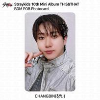 Stray Kids SKZ 10-asis mini albumas THIS & THAT BDM POB nuotraukos kortelė Changbin - BDM POB black