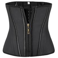 Waist Trainer Tummy Control Shapewear Seamless Belly Contracting Women Fishbone Shapewear Zipper Buckle Tummy Control M juoda