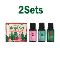 Christmas Fragrance Oils Set for Aromatherapy Diffuser & Skin Care Soap Candle Making Christmas Gift Scent Relaxing Hydrat 2 SET