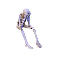 Helovino kabantis kojų skeletas Dekoracijos Reikmenys Helovino dervos papuošalai Festivalio scenos išdėstymo rekvizitai One Size gray