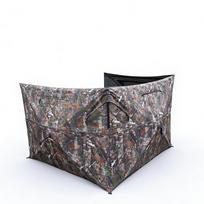 Camouflage Bird Watching Tent, 270° View, Rainproof & Sunscreen 1-2 Person gray