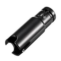 Multifunctional Extended Socket Head Woodworking Tool Hexagonal Socket Electric Wrench Socket Black black