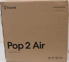 SALE OUT. Fractal Design Pop 2 Air, Black Solid | Fractal Design Case | Pop 2 Air | ATX | Black Solid | DAMAGED PACKAGING, SCRATCHED SIDE FD-C-POA2A-01SO | 2000001441053