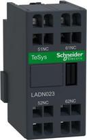 Auxiliary contact block, TeSys Deca, 2NC, front mounting, spring terminals LADN023 | 3389110820973