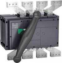 switch disconnector, Compact INS2500, 2500A, standard version with black rotary handle, 4 poles 31341 | 3303430313410