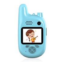 1PC Rechargeable Camera Kids Camera DIY Camcorder Child Walkie Talkie 2.0 Inch HD Screen Puzzle Game MP3 Music Player