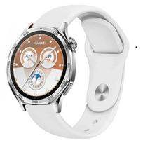 22mm 18mm silikoninis dirželis Huawei Watch 5 dirželiui 46mm 42mm GT5 Pro kvėpuojantis apyrankė Correa for Huawei Watch GT5/GT4 41mm Band Huawei Watch 5 46mm balta